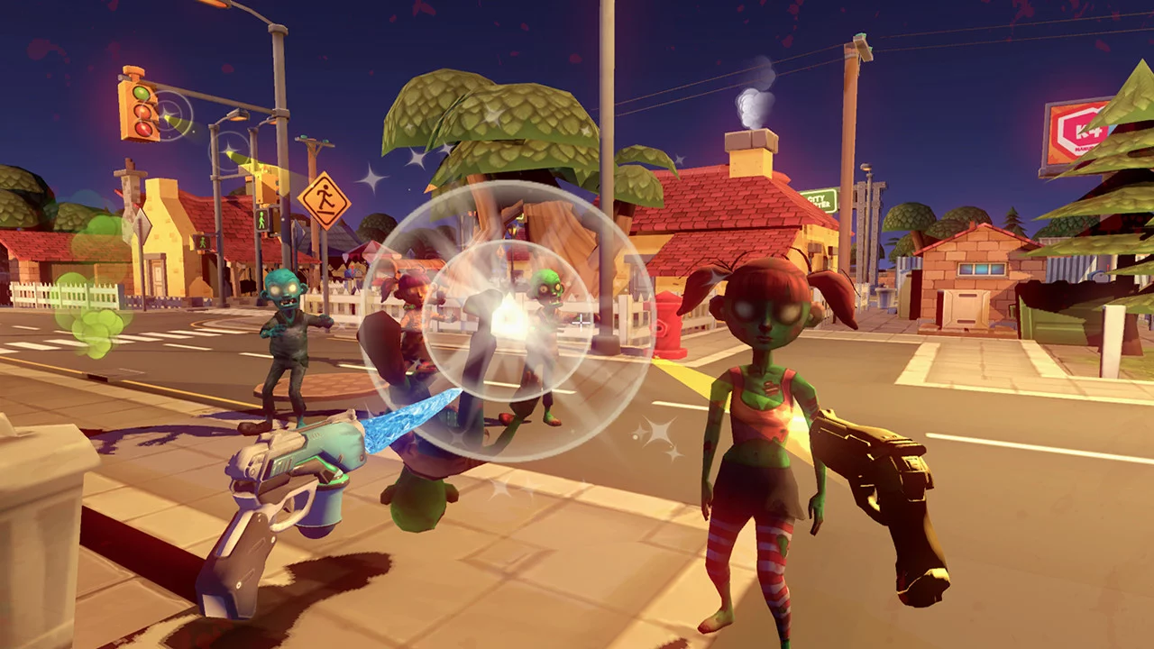 Изображение игры: Zombie Town VR