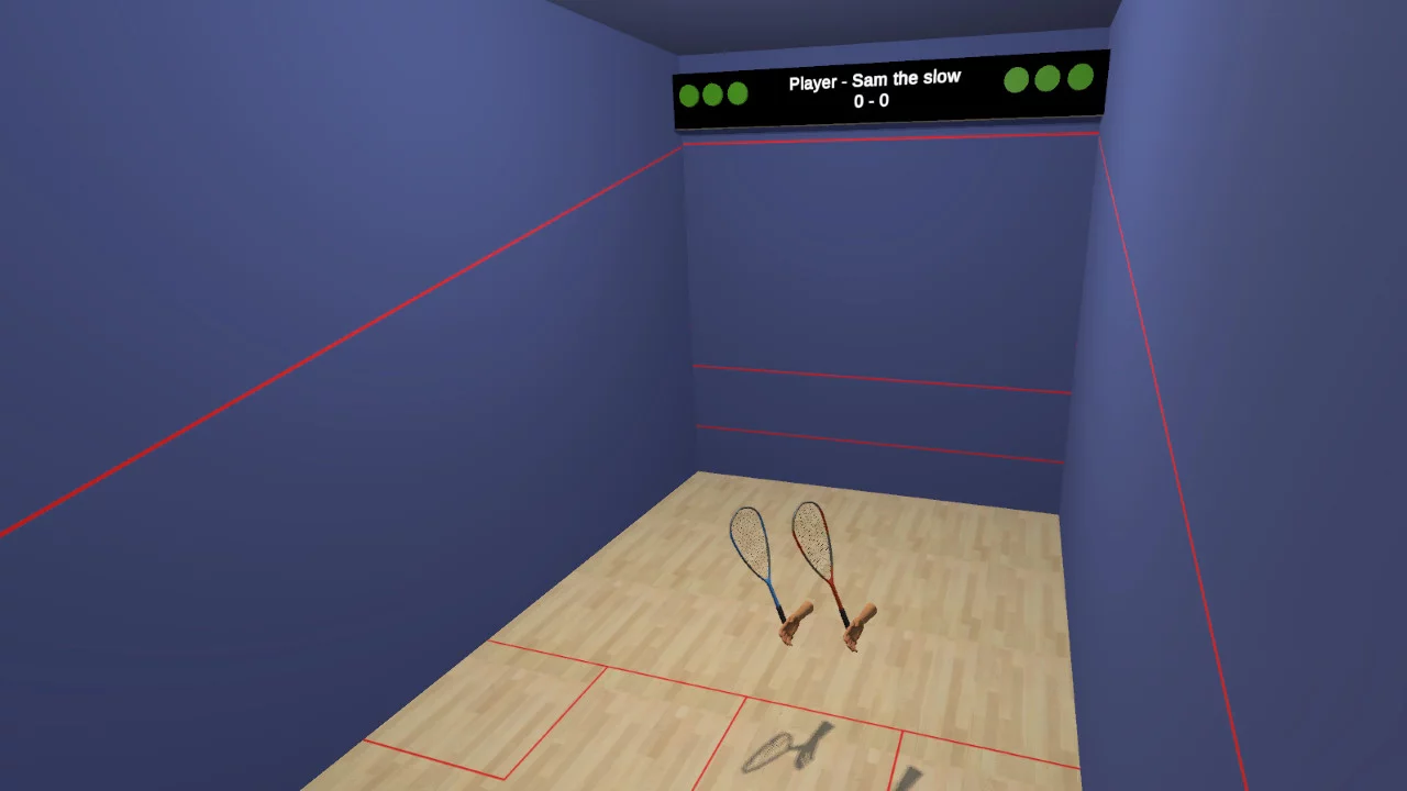 Изображение игры: VR Squash 2017