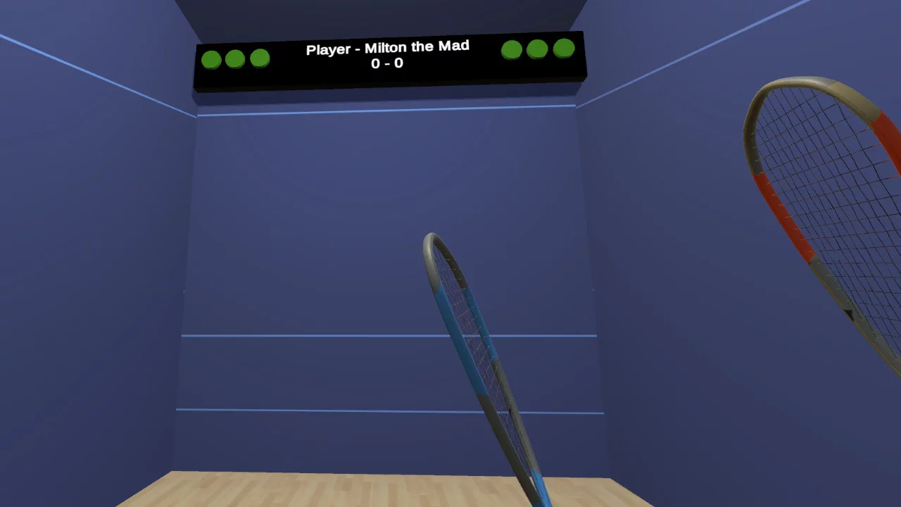 Изображение игры: VR Squash 2017