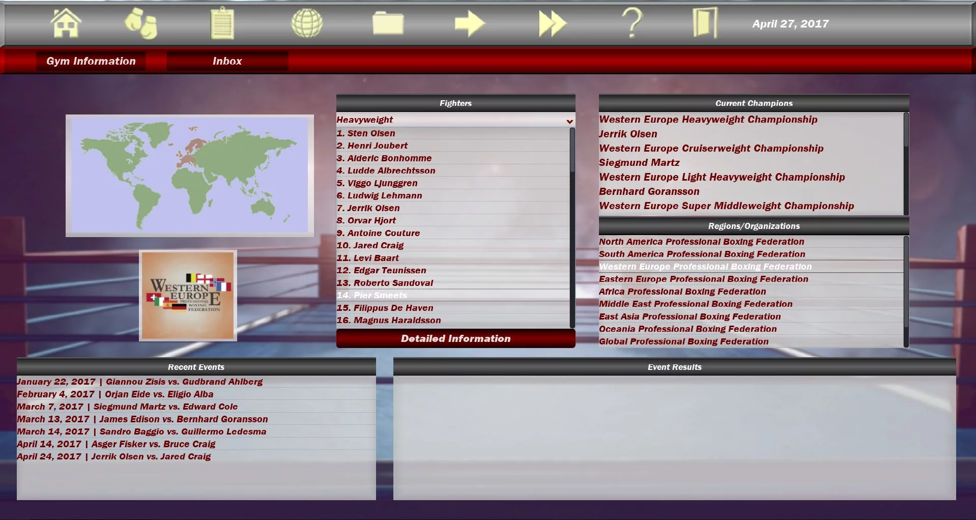 Изображение игры: World Boxing Manager