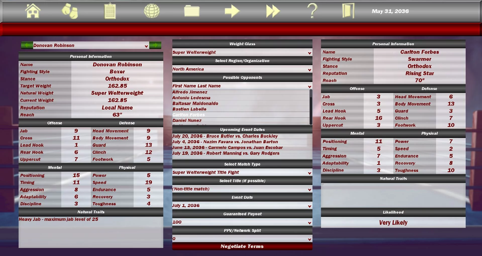 Изображение игры: World Boxing Manager