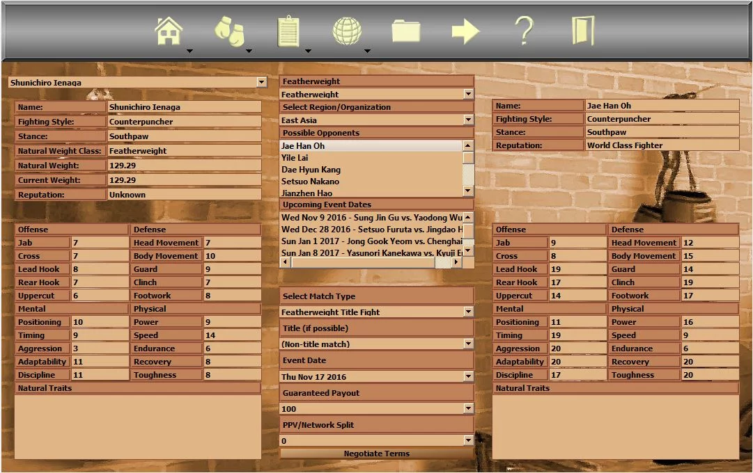 Изображение игры: World Boxing Manager
