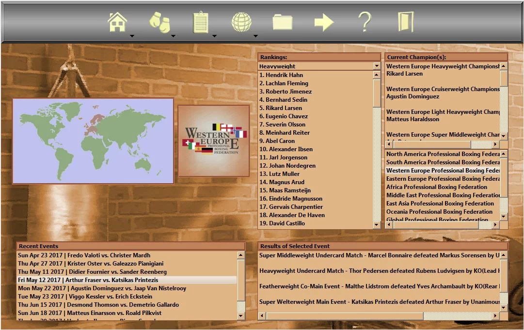 Изображение игры: World Boxing Manager