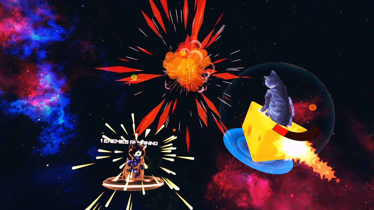 Изображение игры: Spacecats with Lasers VR