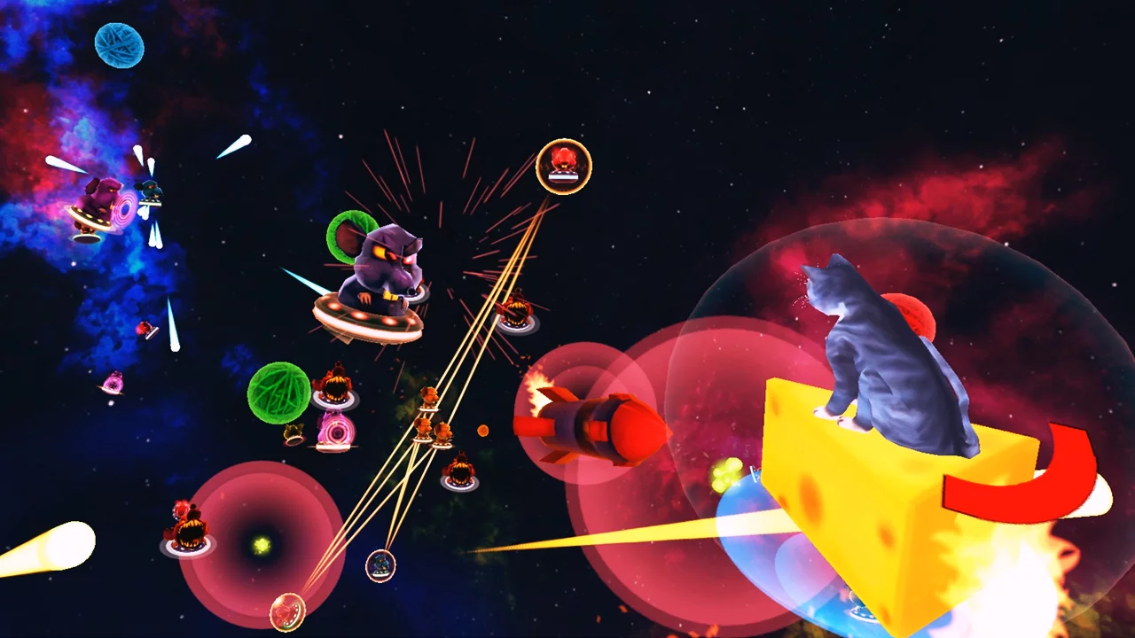 Изображение игры: Spacecats with Lasers VR