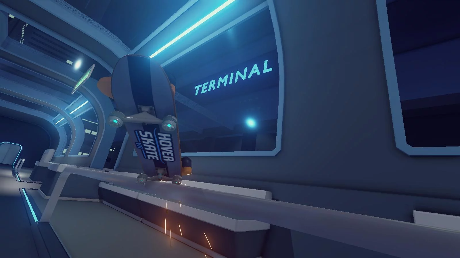 Изображение игры: Hover Skate VR