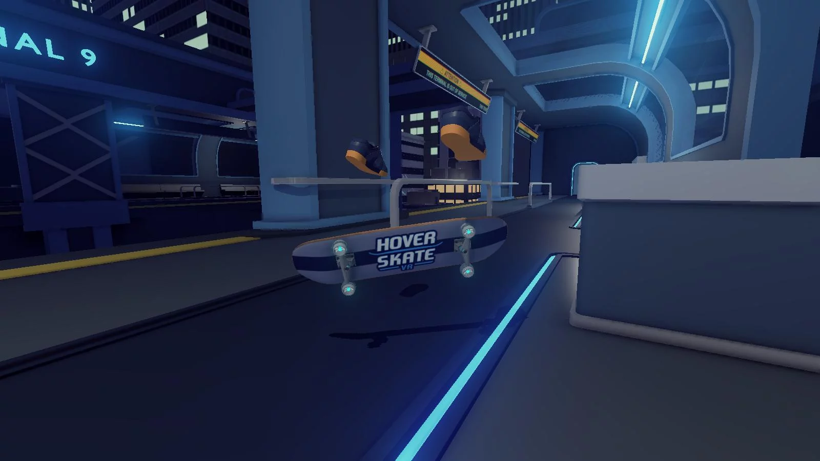 Изображение игры: Hover Skate VR