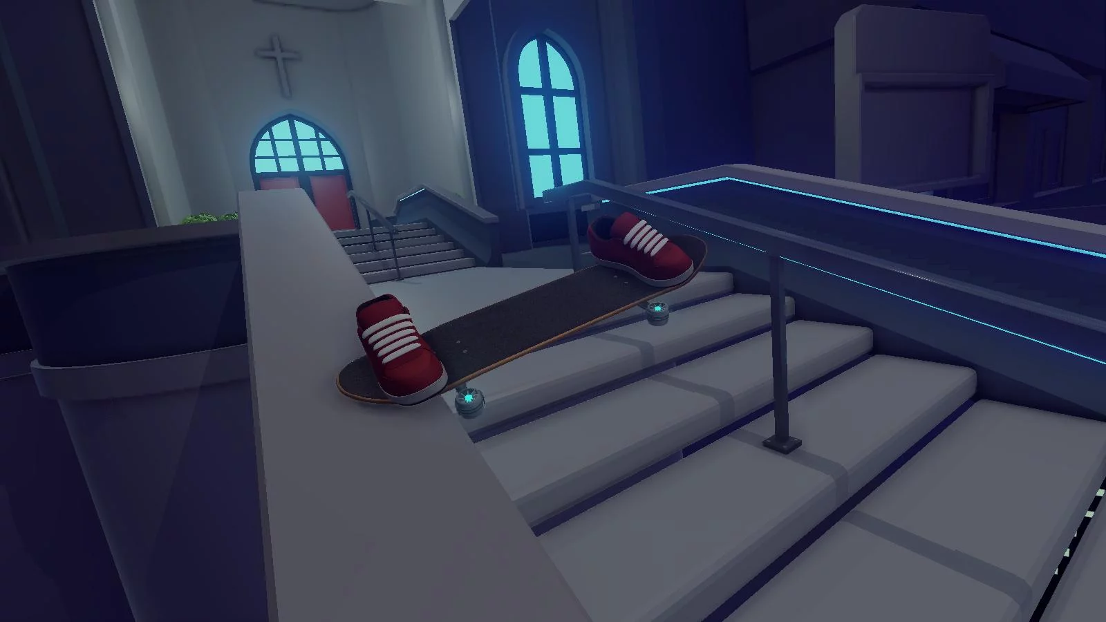 Изображение игры: Hover Skate VR