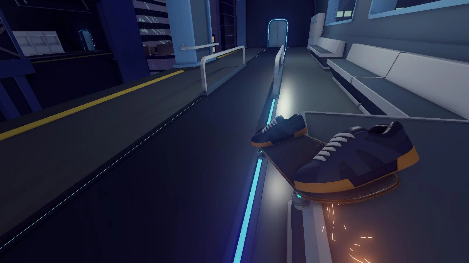 Изображение игры: Hover Skate VR