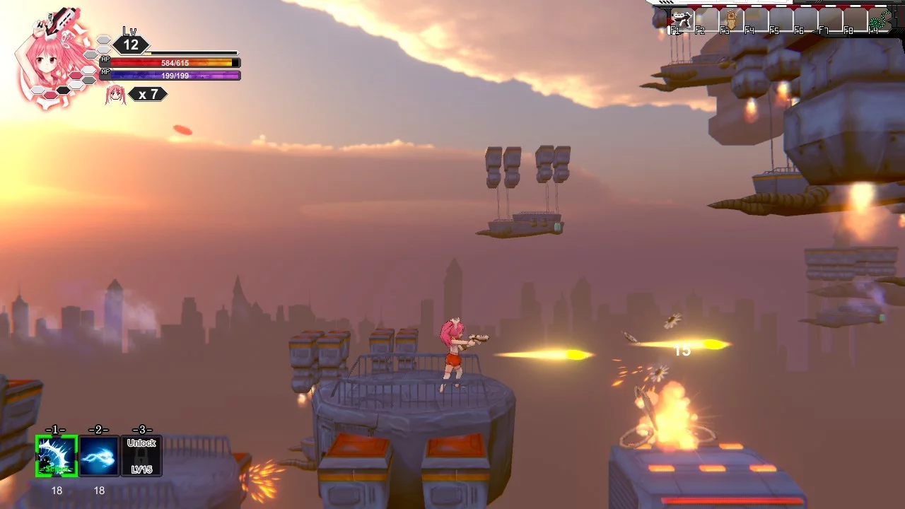 Изображение игры: Crimson Trigger