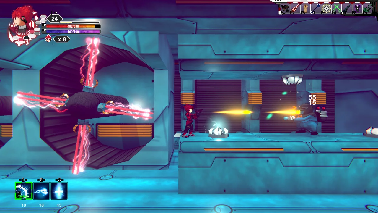 Изображение игры: Crimson Trigger
