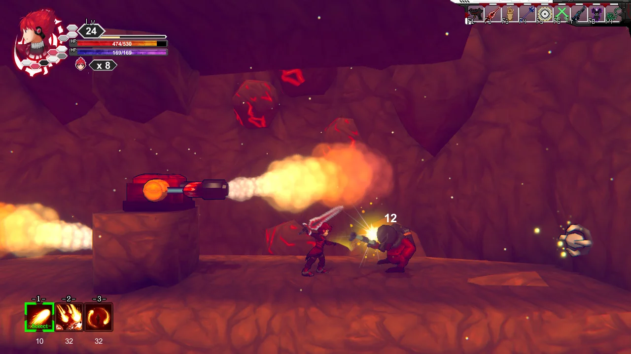 Изображение игры: Crimson Trigger