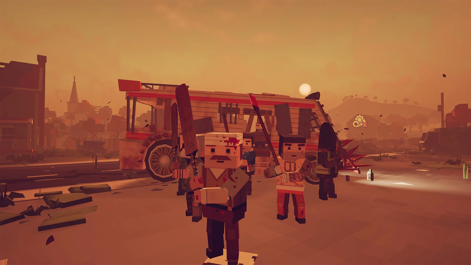 Изображение игры: Out of Ammo: Death Drive