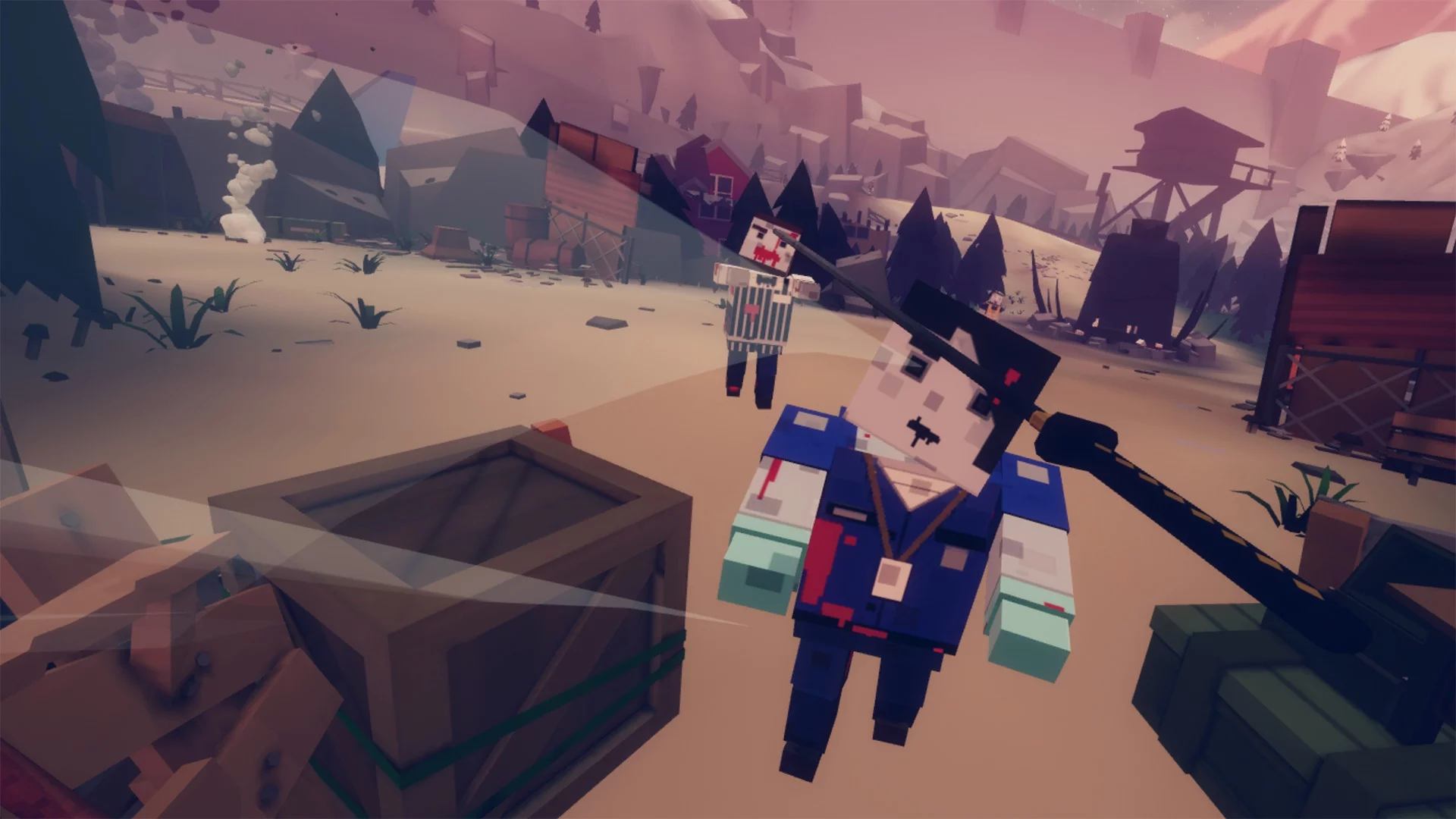 Изображение игры: Out of Ammo: Death Drive