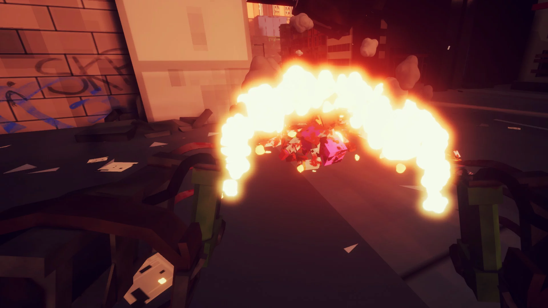 Изображение игры: Out of Ammo: Death Drive