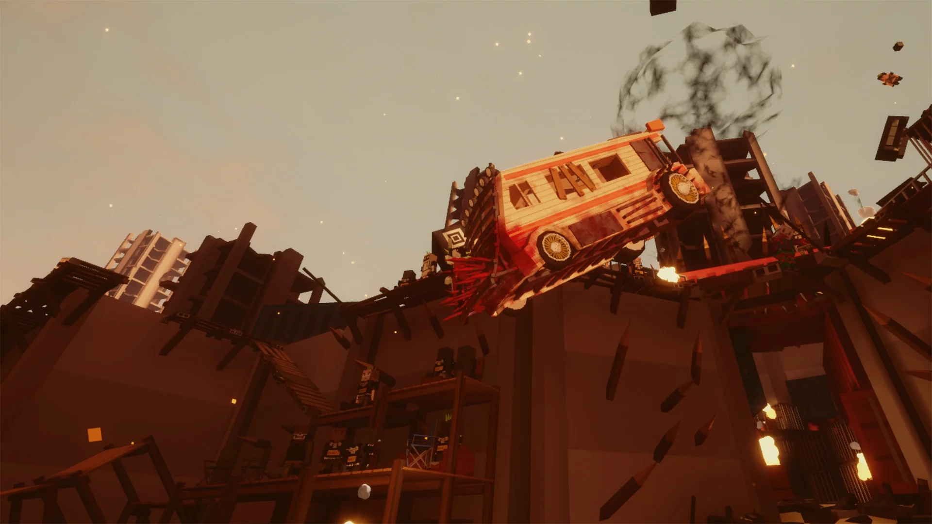 Изображение игры: Out of Ammo: Death Drive