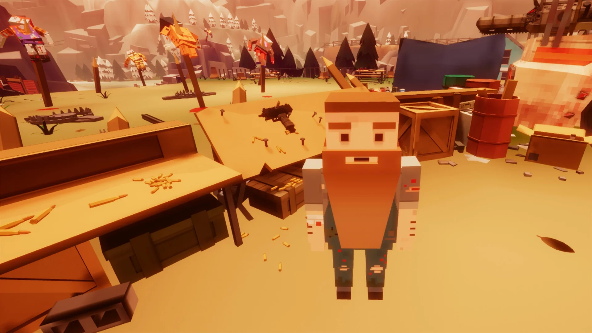 Изображение игры: Out of Ammo: Death Drive