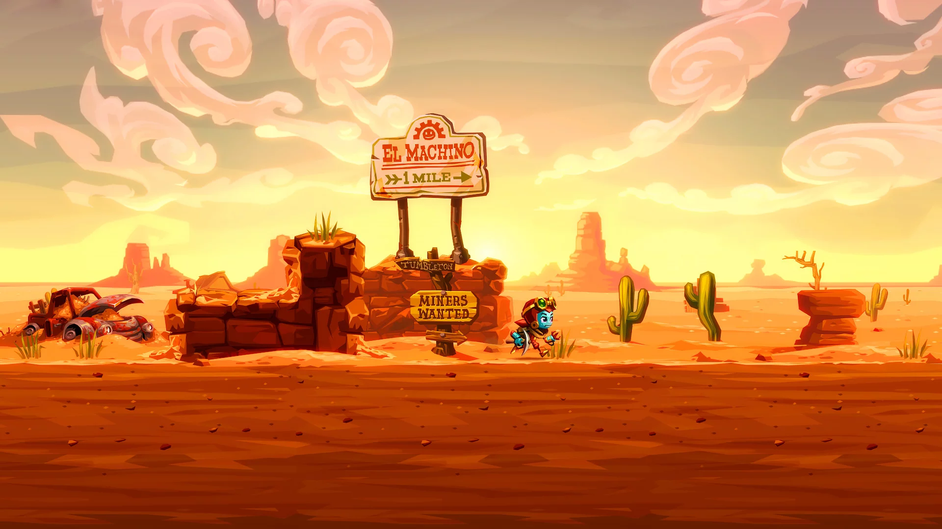 Изображение игры: SteamWorld Dig 2