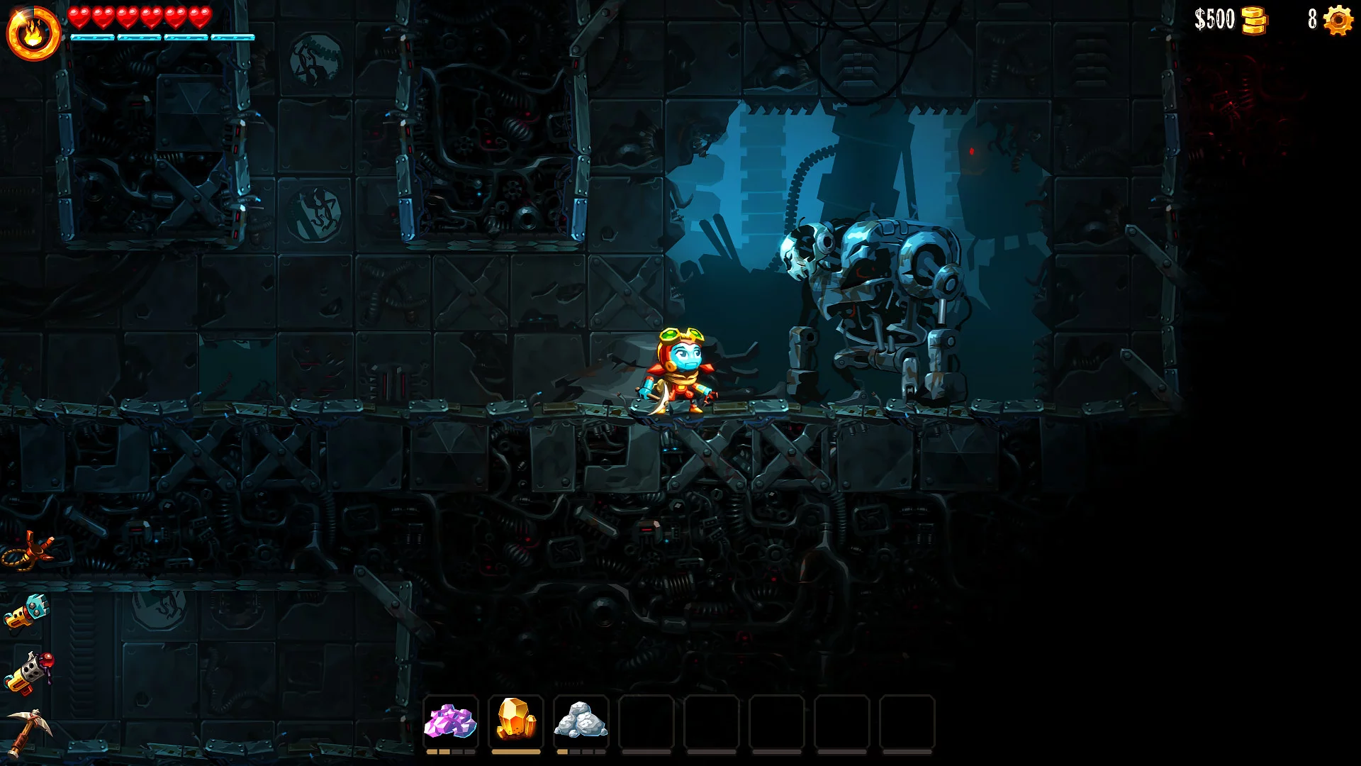 Изображение игры: SteamWorld Dig 2