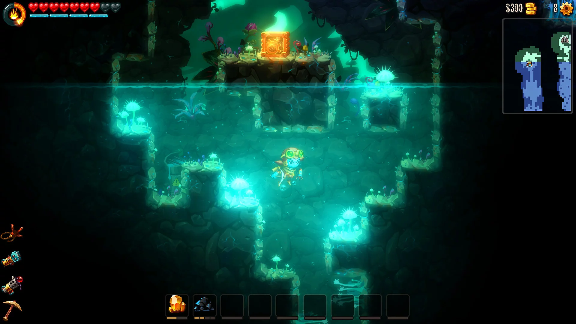 Изображение игры: SteamWorld Dig 2