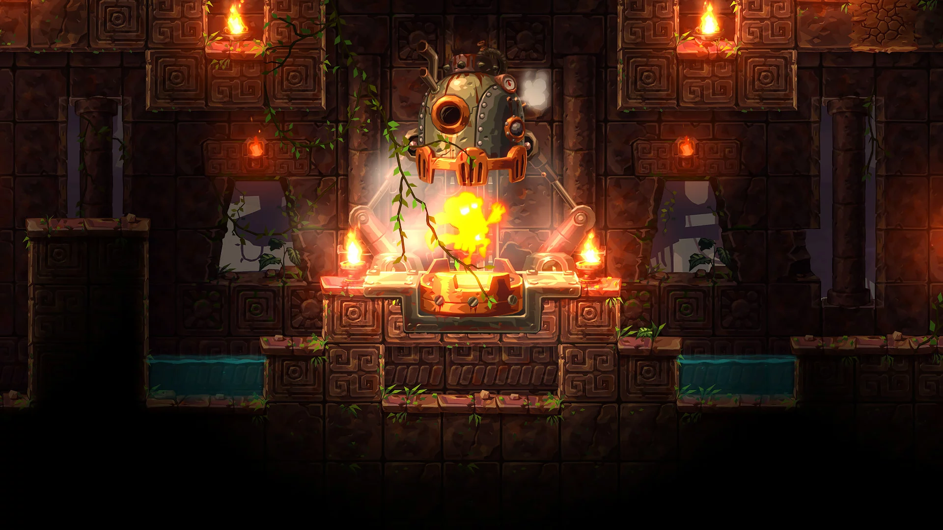 Изображение игры: SteamWorld Dig 2