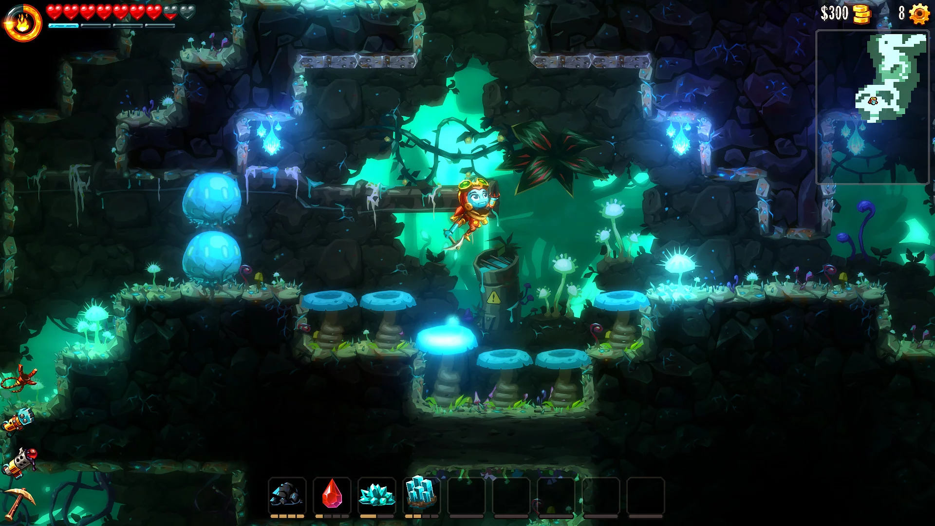 Изображение игры: SteamWorld Dig 2