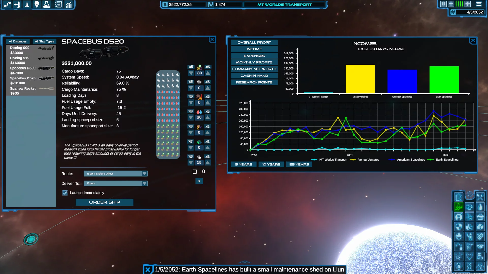 Изображение игры: Interstellar Transport Company