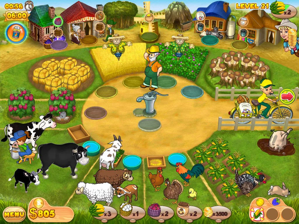 Изображение игры: Farm Mania 2