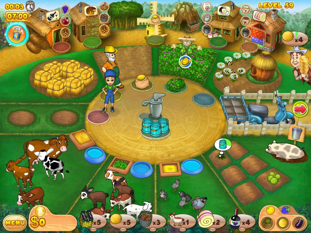 Изображение игры: Farm Mania 2