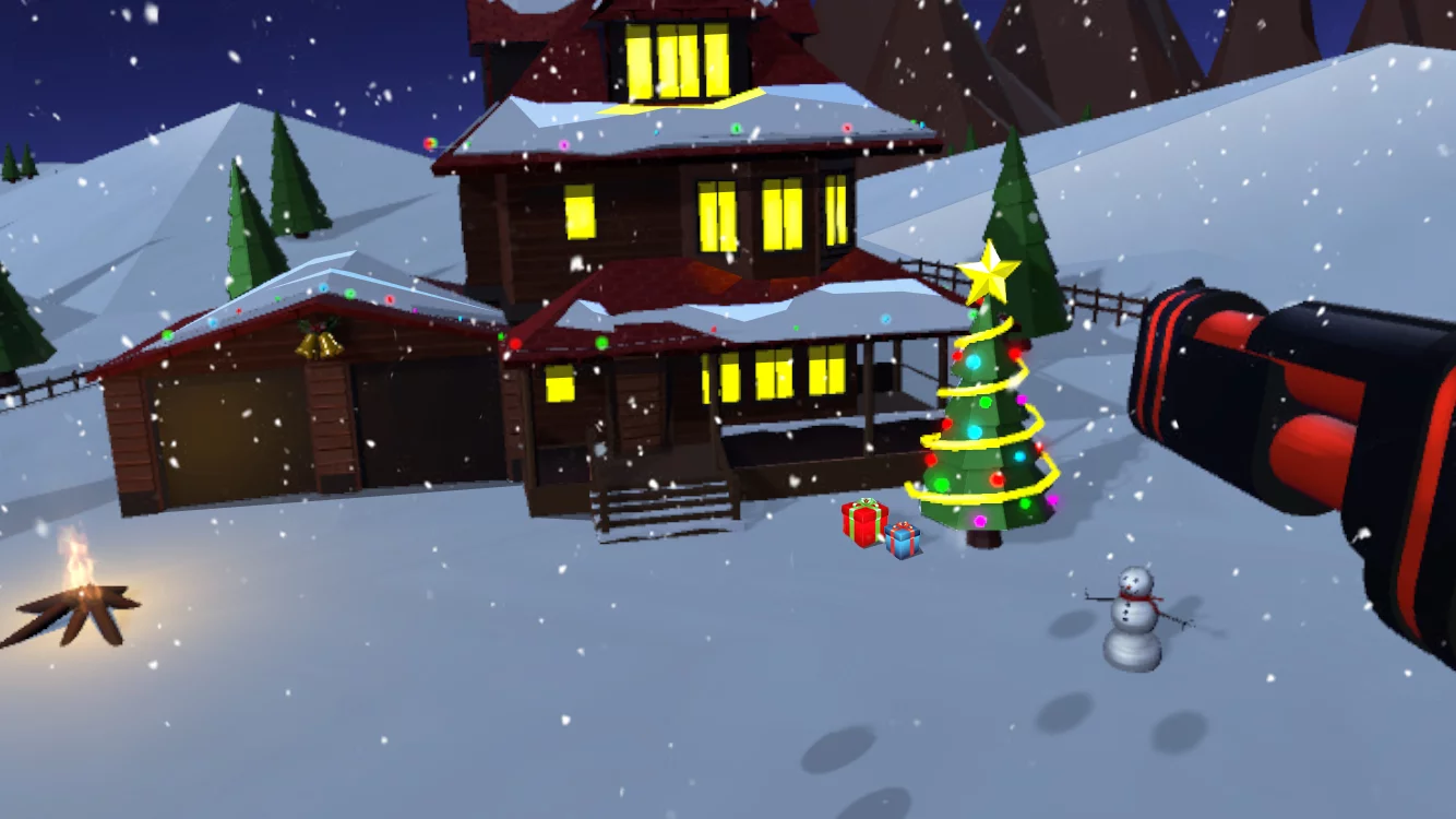 Изображение игры: VR Snowballs