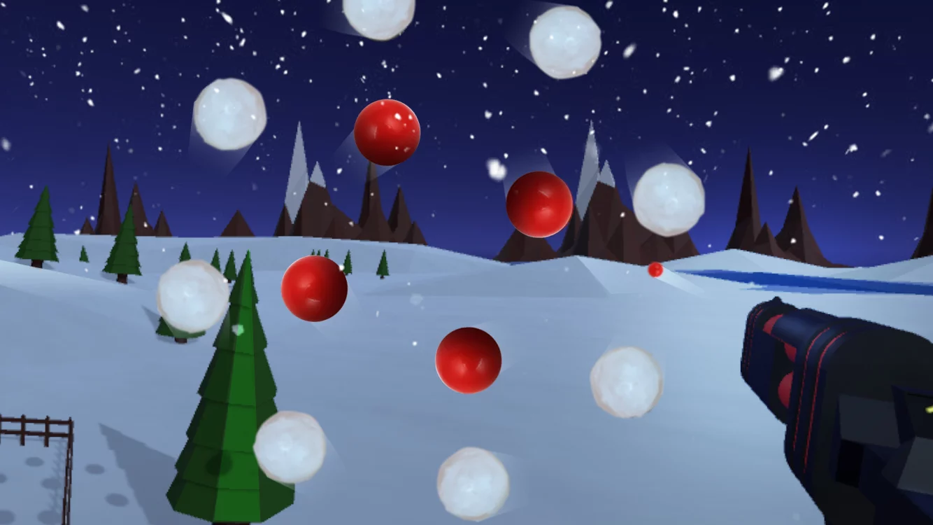Изображение игры: VR Snowballs