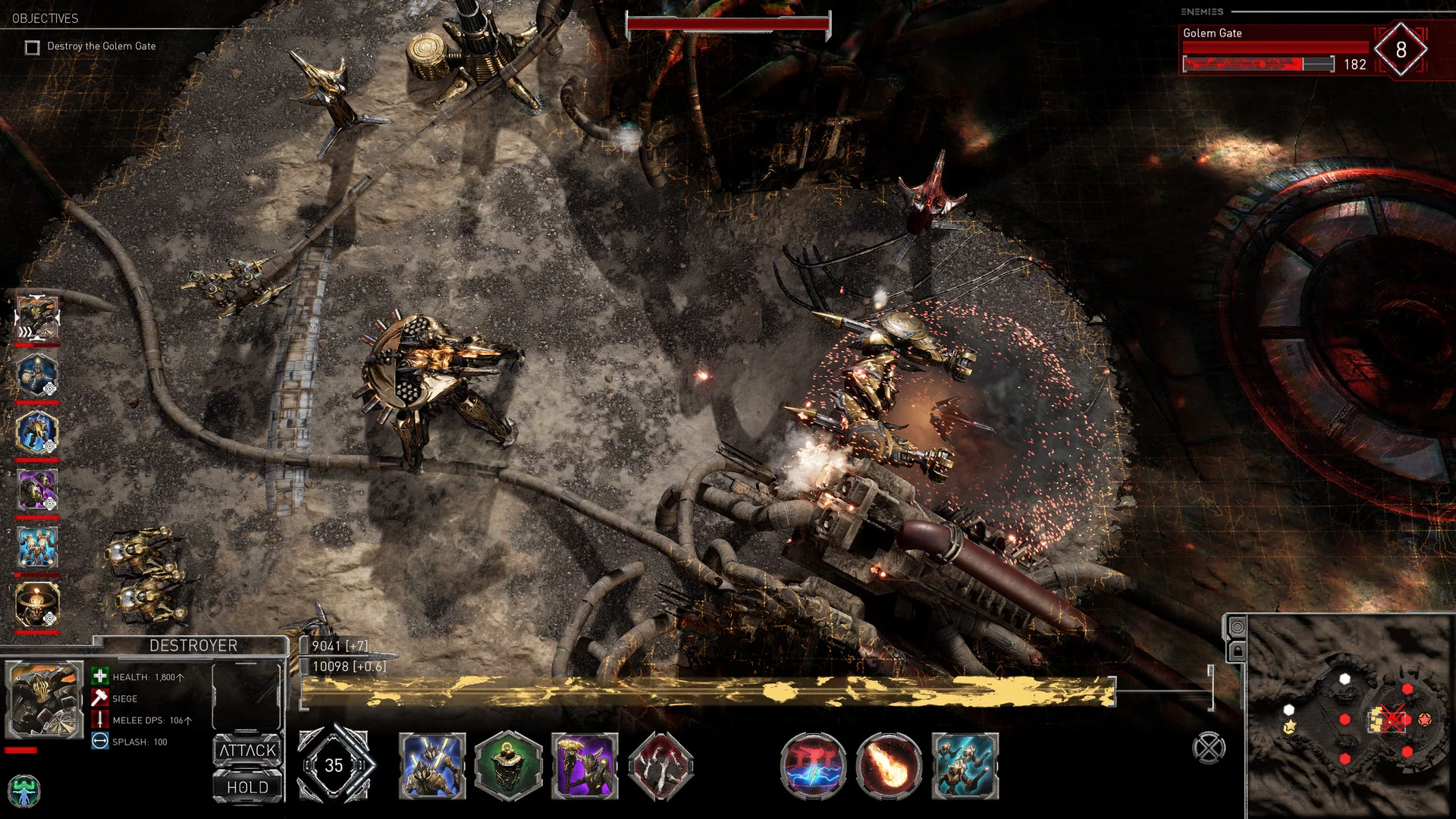 Изображение игры: Golem Gates