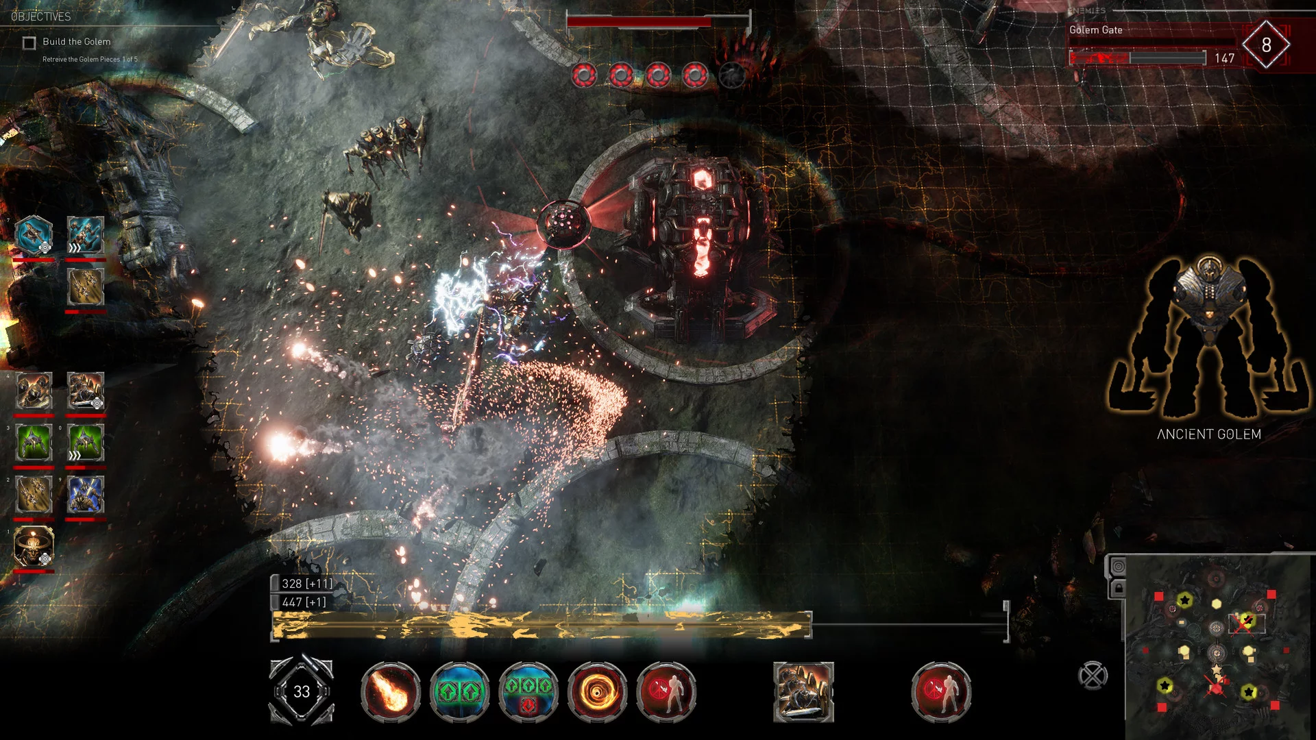 Изображение игры: Golem Gates