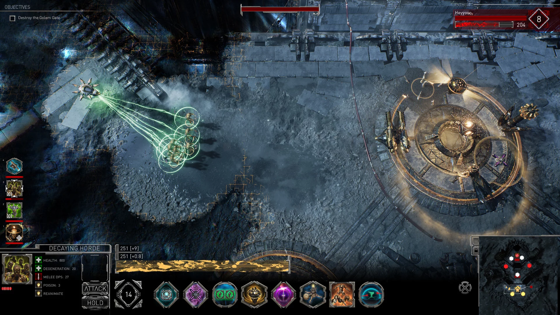 Изображение игры: Golem Gates