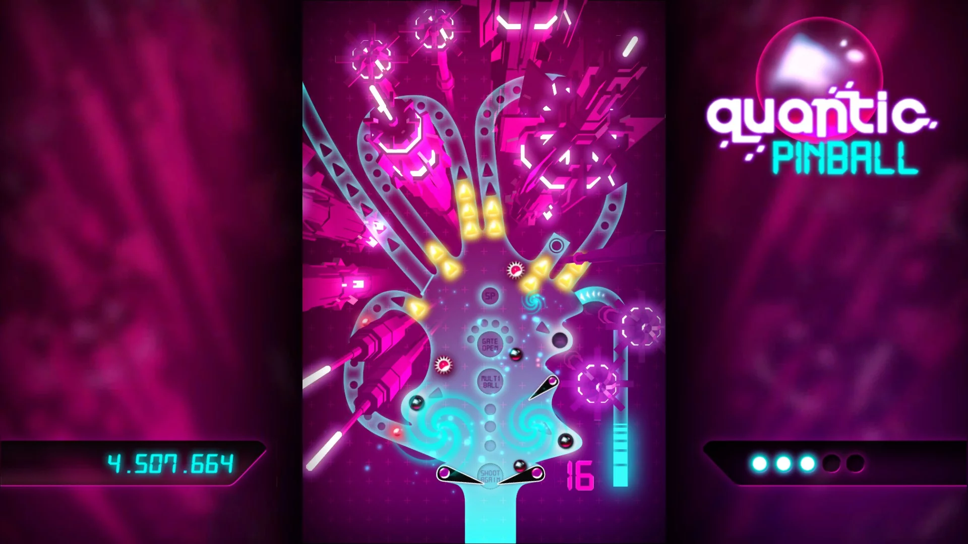 Изображение игры: Quantic Pinball