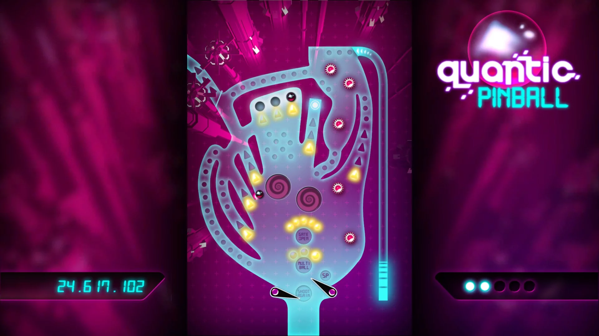 Изображение игры: Quantic Pinball