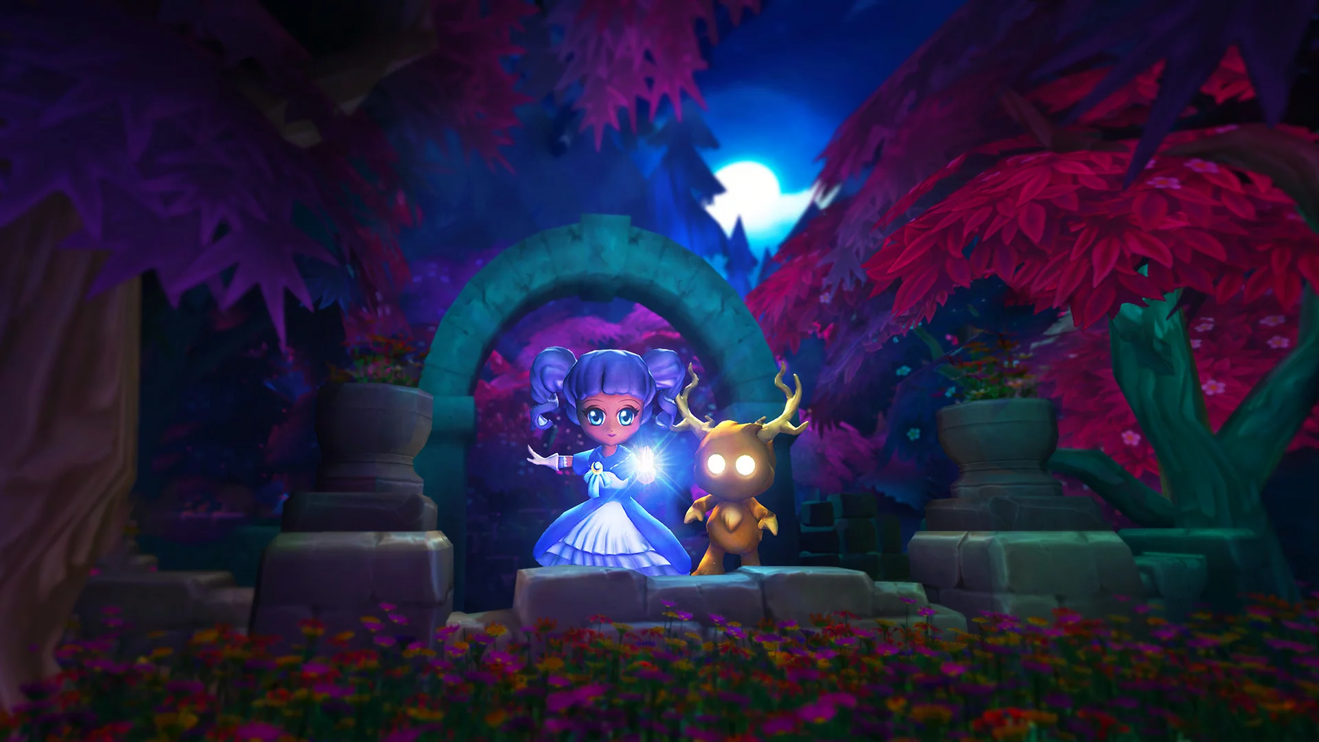 Изображение игры: Luna and the Moonling