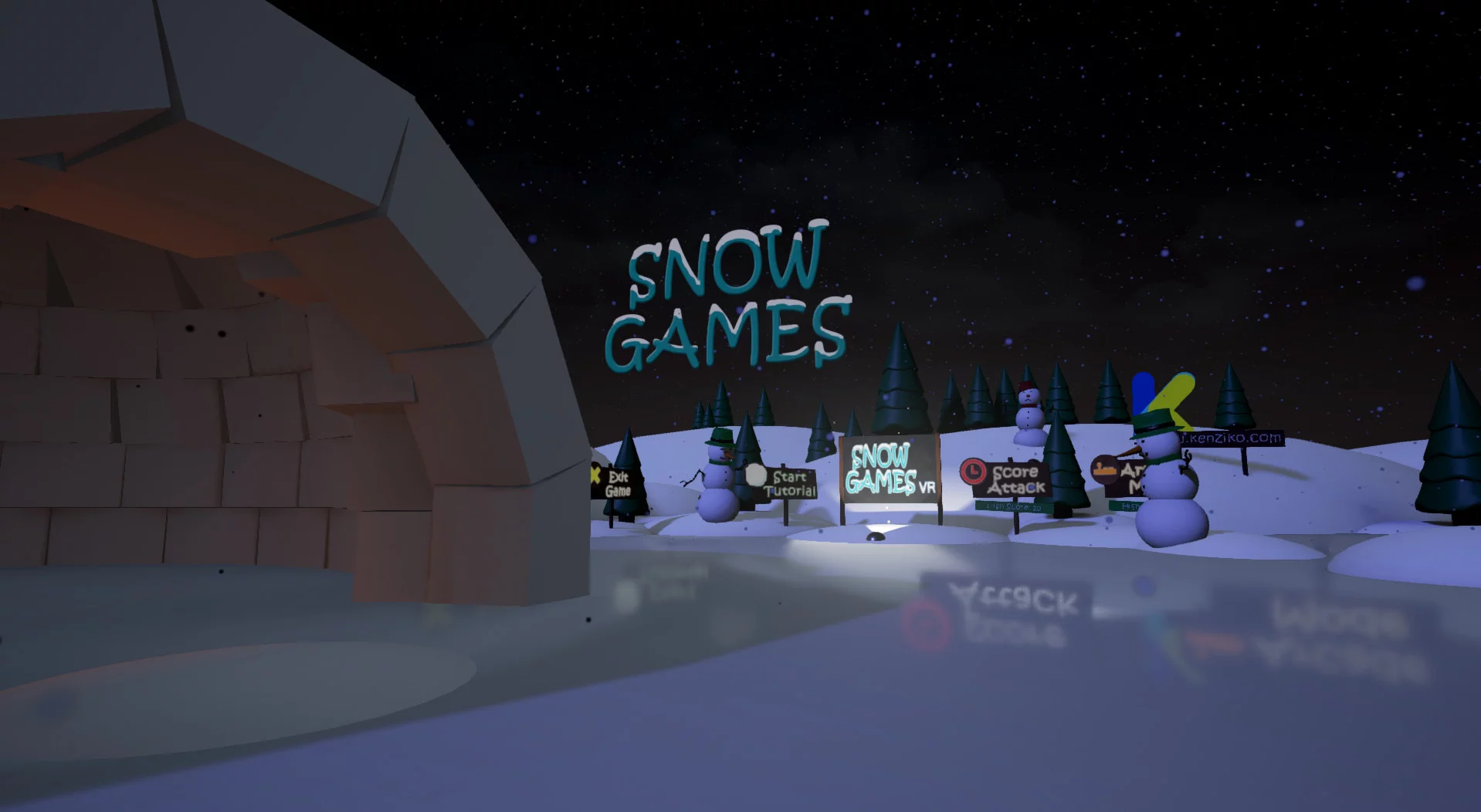 Изображение игры: Snow Games VR
