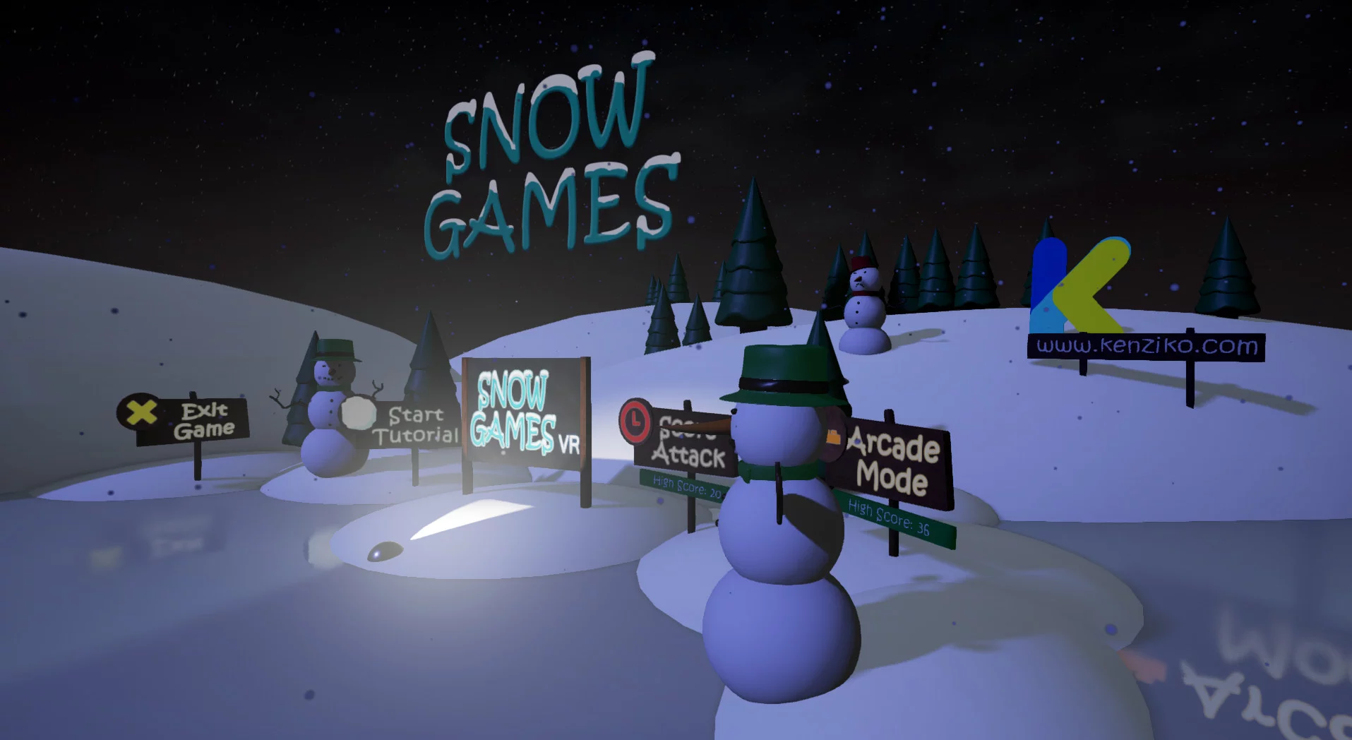 Изображение игры: Snow Games VR