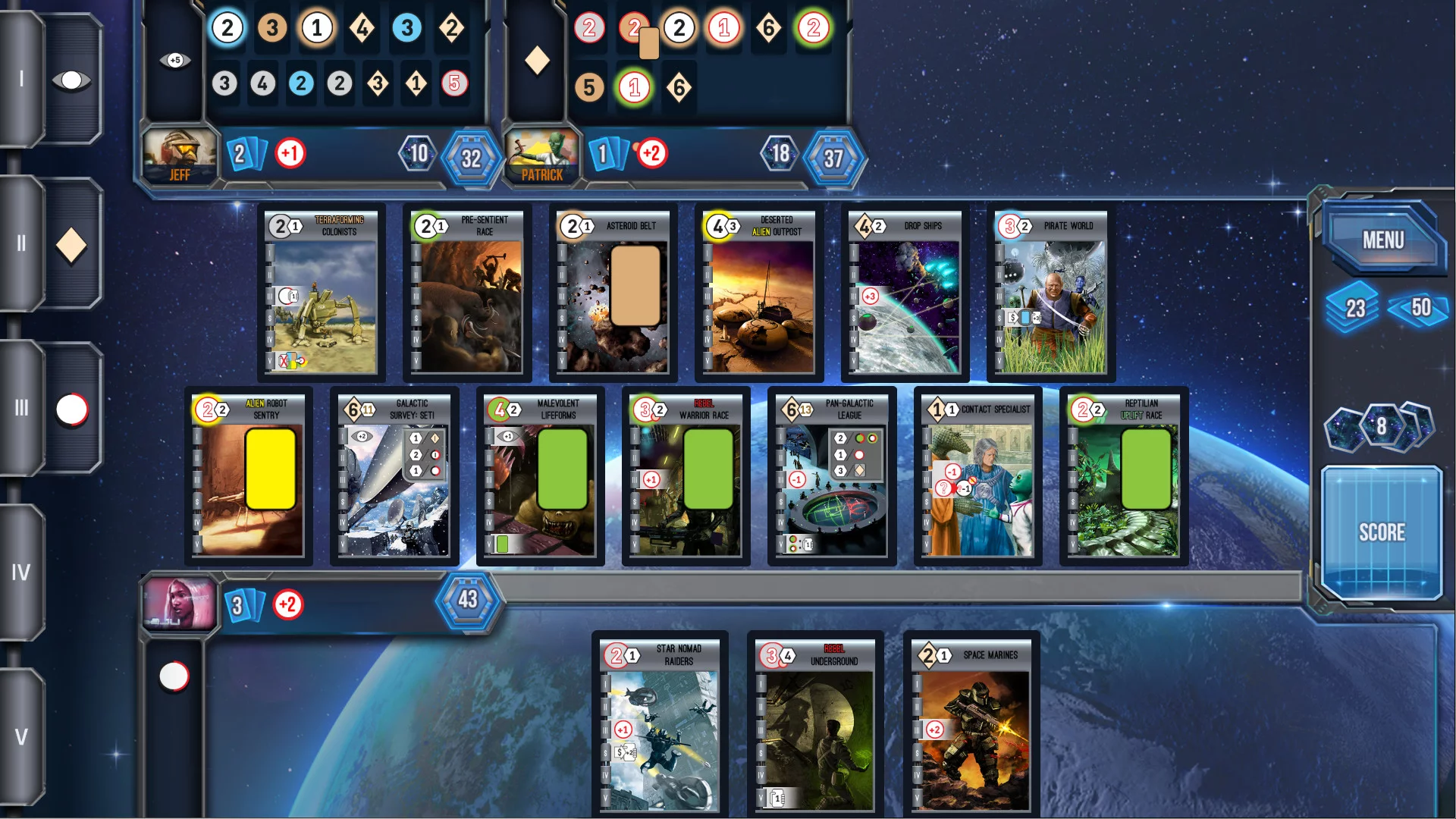 Изображение игры: Race for the Galaxy