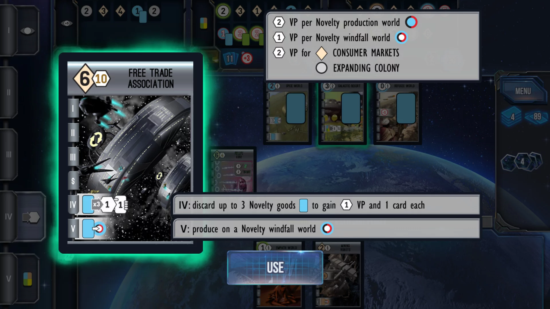 Изображение игры: Race for the Galaxy