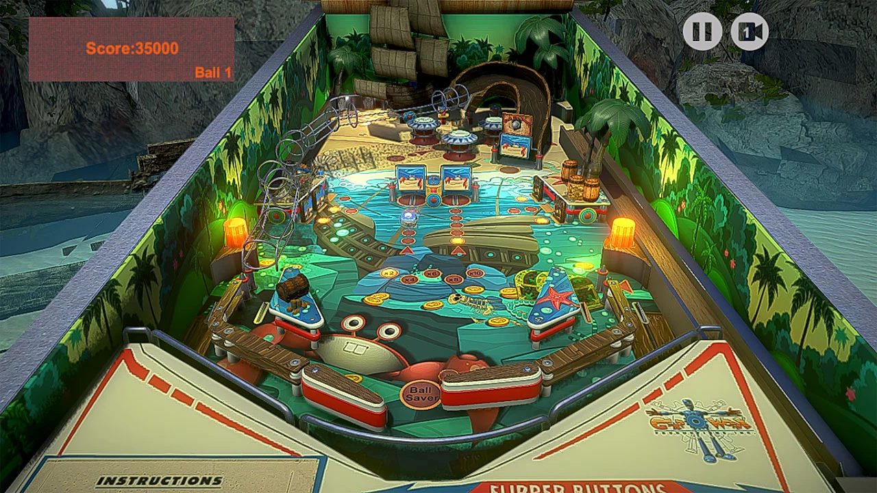 Изображение игры: Retro Pinball