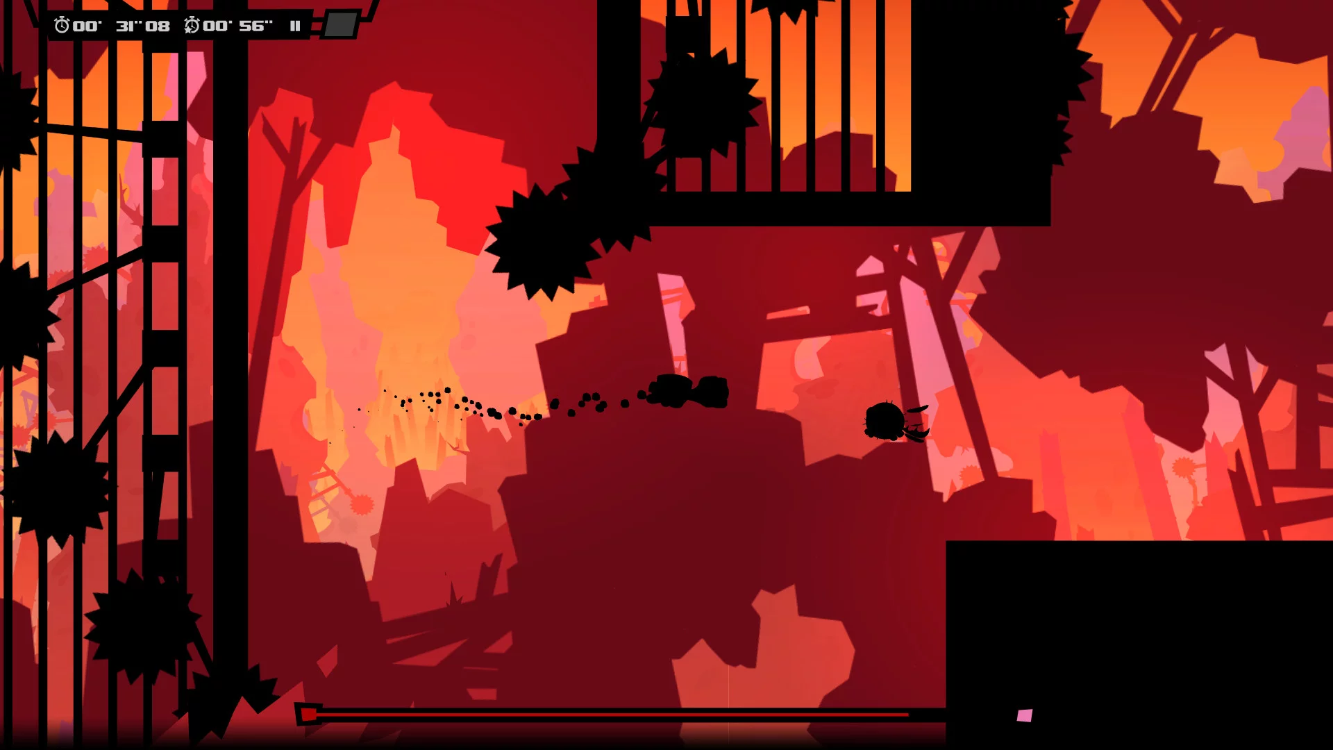 Изображение игры: Super Meat Boy Forever