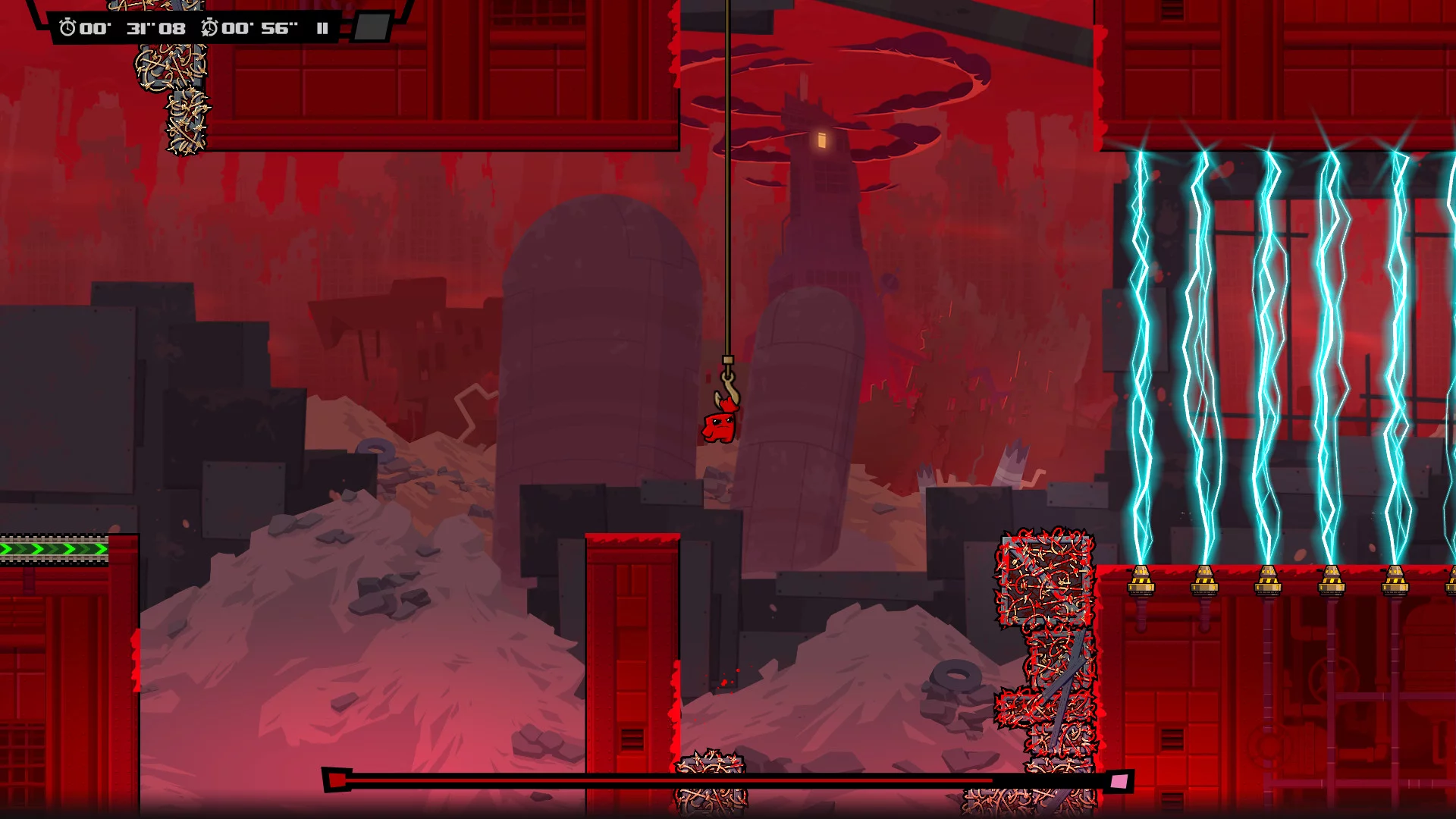 Изображение игры: Super Meat Boy Forever