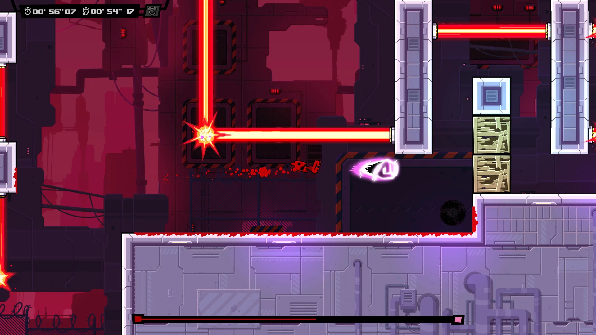 Изображение игры: Super Meat Boy Forever