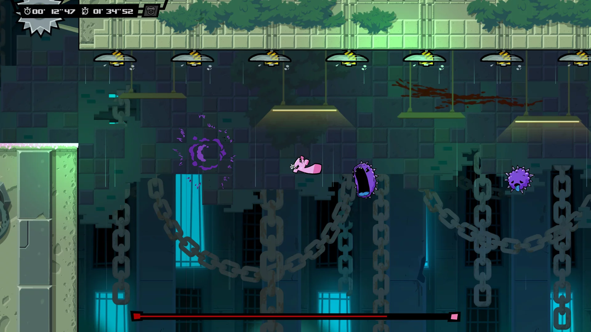 Изображение игры: Super Meat Boy Forever