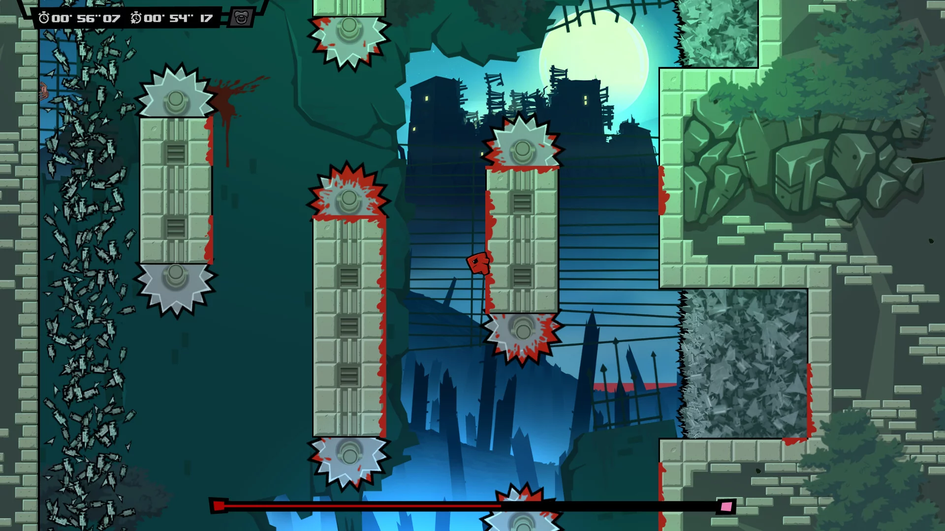 Изображение игры: Super Meat Boy Forever