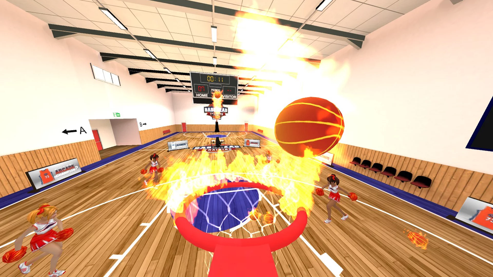 Изображение игры: Baskhead Training