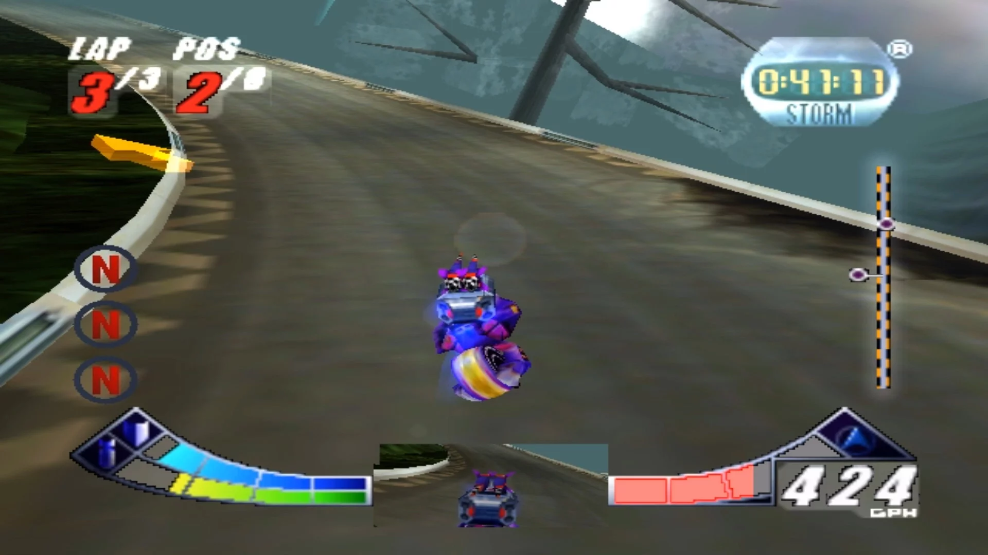 Изображение игры: Extreme-G 2