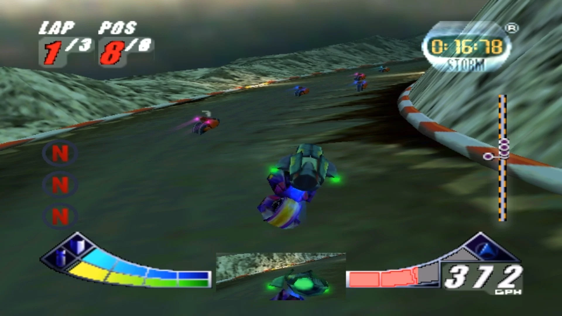 Изображение игры: Extreme-G 2